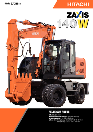 Excavadoras hidráulicas  de ruedas Hitachi ZX 140 W 3