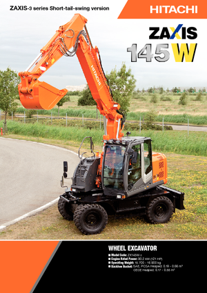 Excavadoras hidráulicas  de ruedas Hitachi ZX 145 W 3