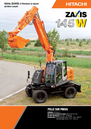 Excavadoras hidráulicas  de ruedas Hitachi ZX 145 W 3