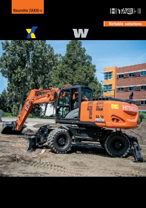 Excavadoras hidráulicas  de ruedas Hitachi ZX190W-6
