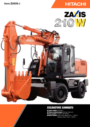 Excavadoras de orugas Hitachi ZX 210 W 3
