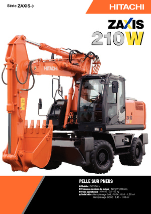 Excavadoras de orugas Hitachi ZX 210 W 3