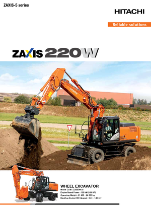 Excavadoras de orugas Hitachi ZX220W-5B