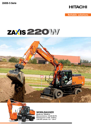 Excavadoras de orugas Hitachi ZX220W-5B