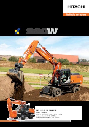 Excavadoras de orugas Hitachi ZX220W-5B