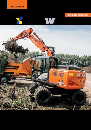 Excavadoras hidráulicas  de ruedas Hitachi ZX140W-6