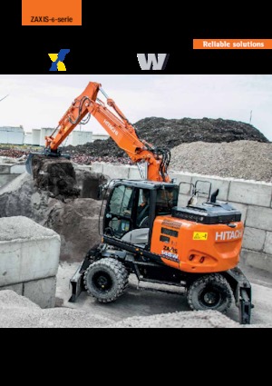 Excavadoras hidráulicas  de ruedas Hitachi ZX145W-6