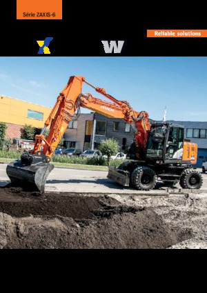 Excavadoras hidráulicas  de ruedas Hitachi ZX170W-6