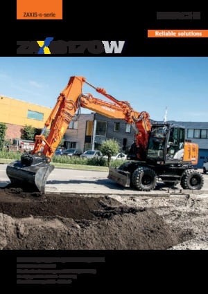 Excavadoras hidráulicas  de ruedas Hitachi ZX170W-6