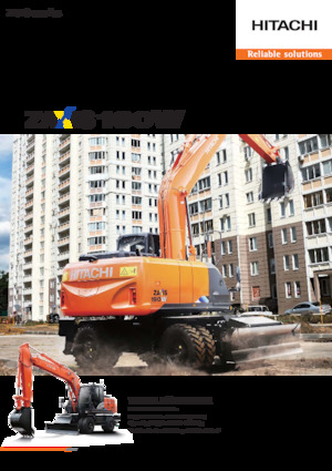 Excavadoras hidráulicas  de ruedas Hitachi ZX190W-5A