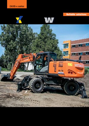 Excavadoras hidráulicas  de ruedas Hitachi ZX190W-6