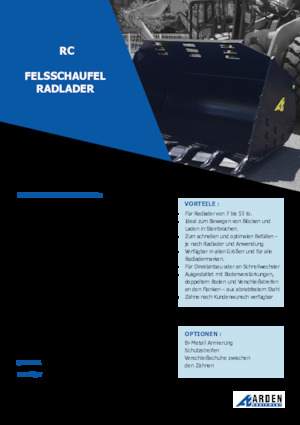 Cucharas de cargadoras Arden L61RC