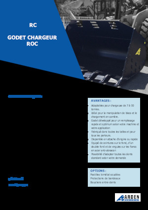 Cucharas de cargadoras Arden L61RC