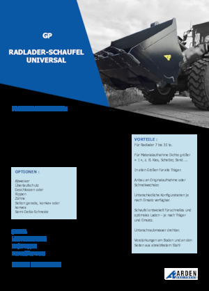 Cucharas de cargadoras Arden L31GP