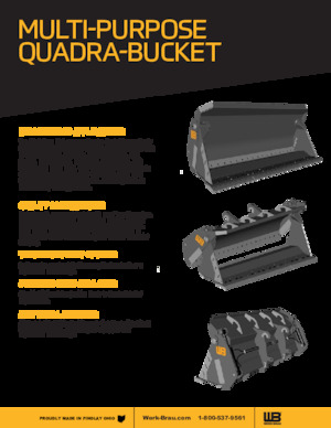 Cucharas de cargadoras Werk-Brau QB821L