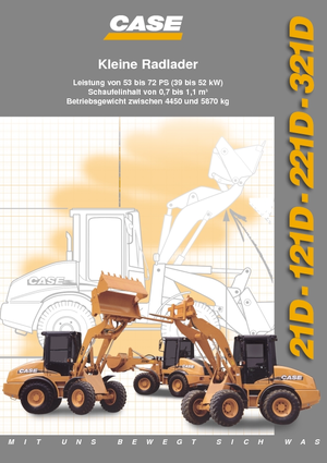 Cargadoras de ruedas Case 121 D