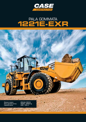 Cargadoras de ruedas Case 1221 E XR