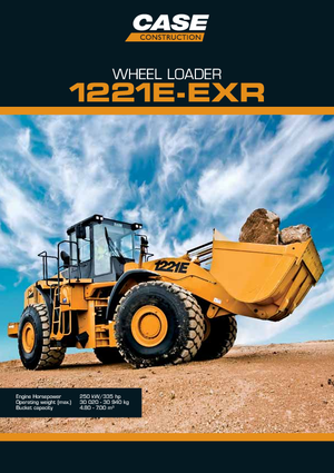 Cargadoras de ruedas Case 1221 E XR