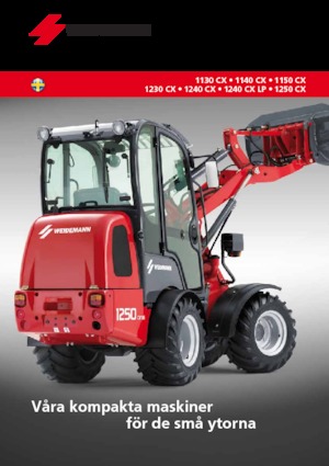 Mini cargador frontal Weidemann 1240 CX 35