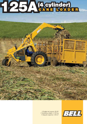 Cargadoras de ruedas Bell 125 A 4 c