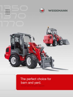 Mini cargador frontal Weidemann 1350 CC