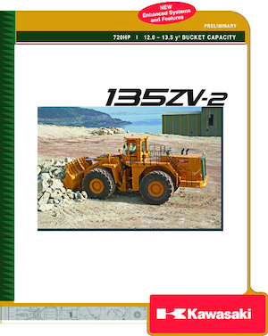 Cargadoras de ruedas Kawasaki 135Z V-2