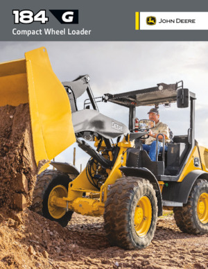 Cargadoras de ruedas John Deere Construction 184