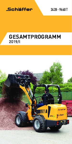 Cargadoras de ruedas Schäffer 2345 T