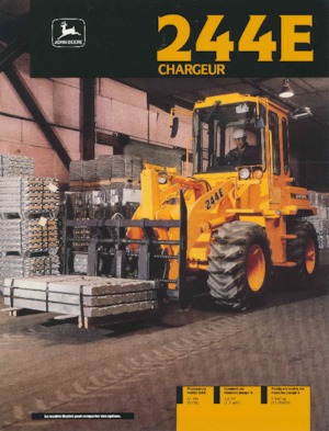 Cargadoras de ruedas John Deere Construction 244 E