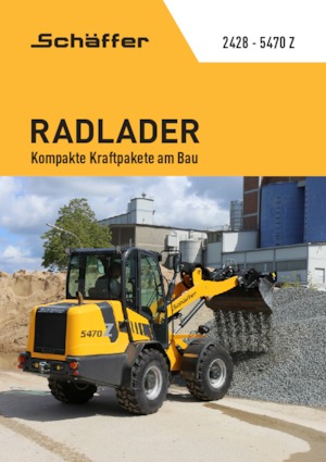 Cargadoras de ruedas Schäffer 2445 S 