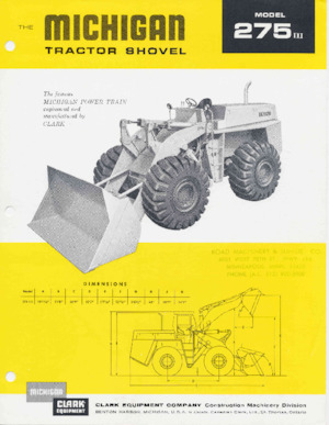 Cargadoras de ruedas Clark Michigan 275