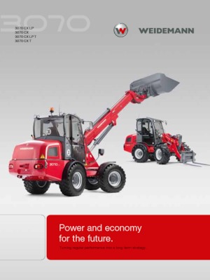 Cargadoras de ruedas Weidemann 3070 CX 80LPT