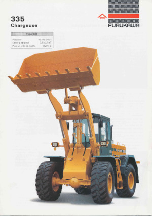 Cargadoras de ruedas Furukawa 335