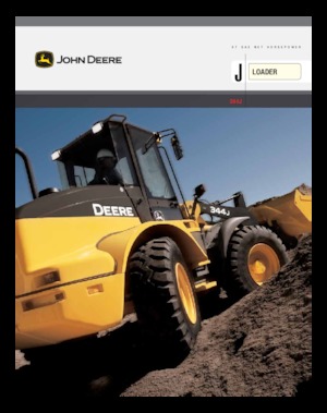 Cargadoras de ruedas John Deere Construction 344 J