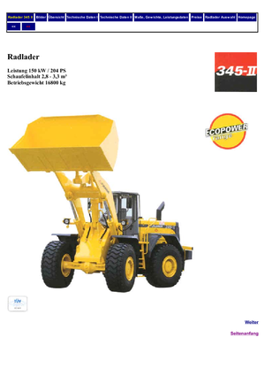 Cargadoras de ruedas Furukawa 345 II