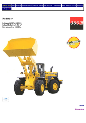 Cargadoras de ruedas Furukawa 355 II