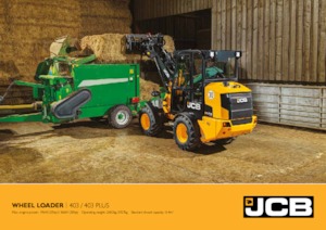 Cargadoras de ruedas JCB 403 Plus