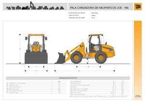 Cargadoras de ruedas JCB 406 ZX