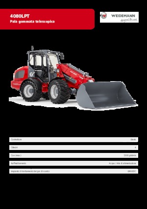 Cargadoras de ruedas Weidemann 4080 LP T 