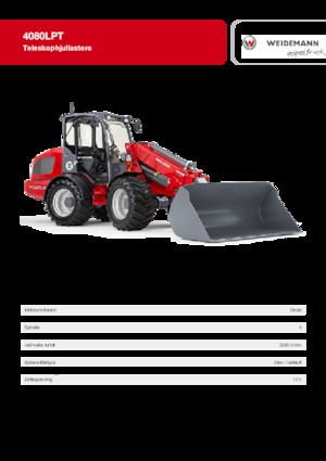 Cargadoras de ruedas Weidemann 4080 LP T 