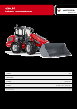 Cargadoras de ruedas Weidemann 4080 LP T 