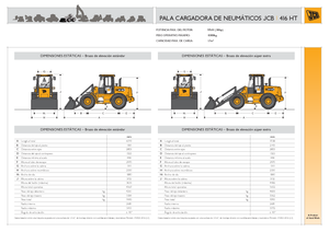 Cargadoras de ruedas JCB 416 HT
