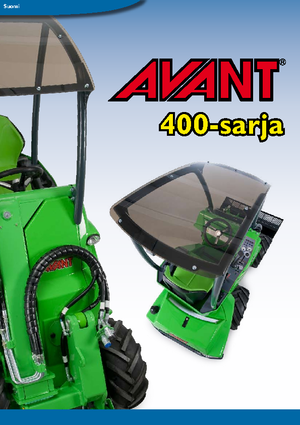 Cargadoras de ruedas Avant Tecno Avant 420