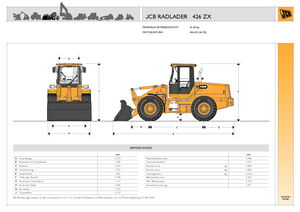 Cargadoras de ruedas JCB 426 ZX