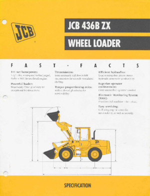 Cargadoras de ruedas JCB 436 B ZX
