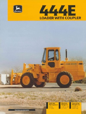 Cargadoras de ruedas John Deere Construction 444 E