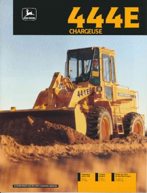 Cargadoras de ruedas John Deere Construction 444 E