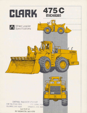 Cargadoras de ruedas Clark Michigan 475C