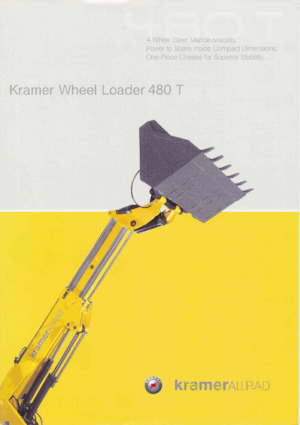 Cargadoras de ruedas Kramer 480 T