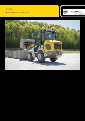 Cargadoras de ruedas Kramer 5040